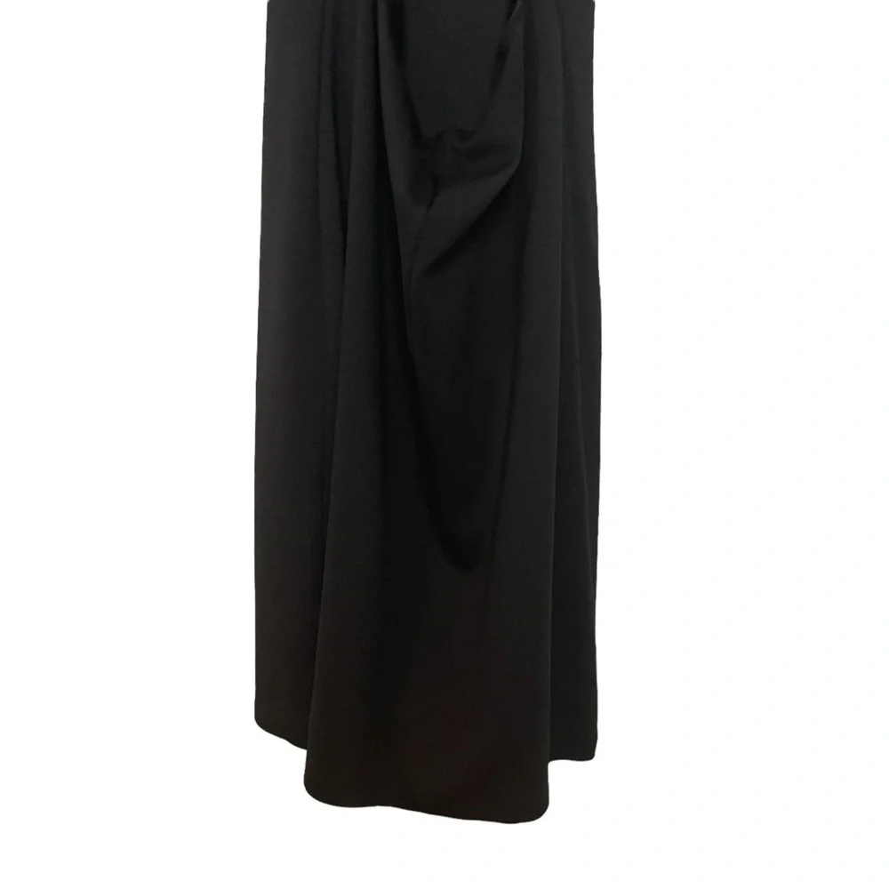 Nordstroms Black Swan Black Halter Dress w/Jeweled Neckline & TwistTie Open Back - Picture 2 of 14